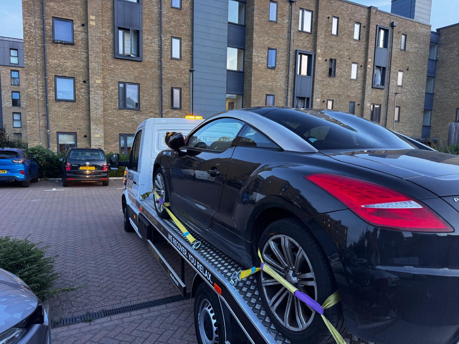 Collection from a residential car park